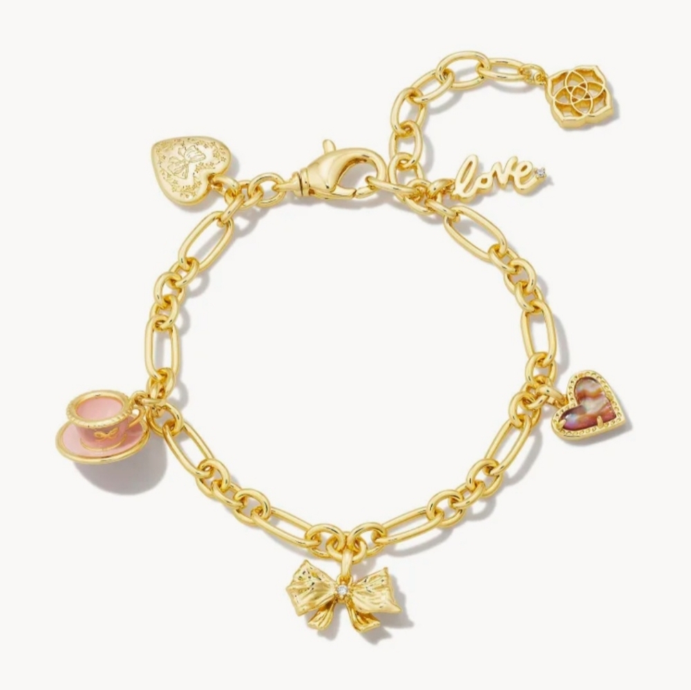 Kendra Scott x Love Shack Fancy charm bracelet